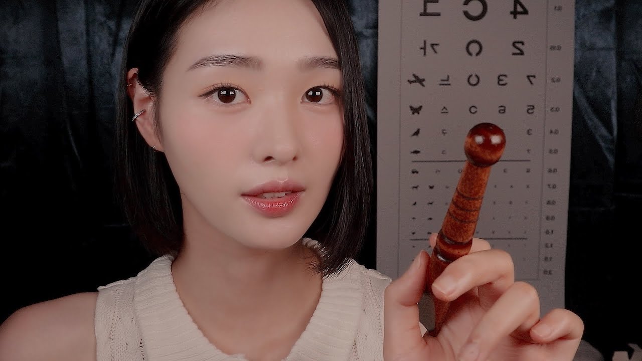 ASMR(Sub)Ароматерапевтическое лечение усталости глаз и осмотр глаз