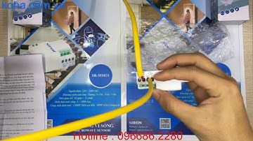 Hướng dẫn sử dụng và lắp đặt Công tắc cảm ứng chuyển động vi sóng lắp âm thiết bị Siron Sr-MS031