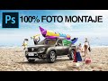 💯 FOTOMONTAJE FÁCIL Y RÁPIDO ⏱- TUTORIAL PHOTOSHOP - TIMELAPSE ✍