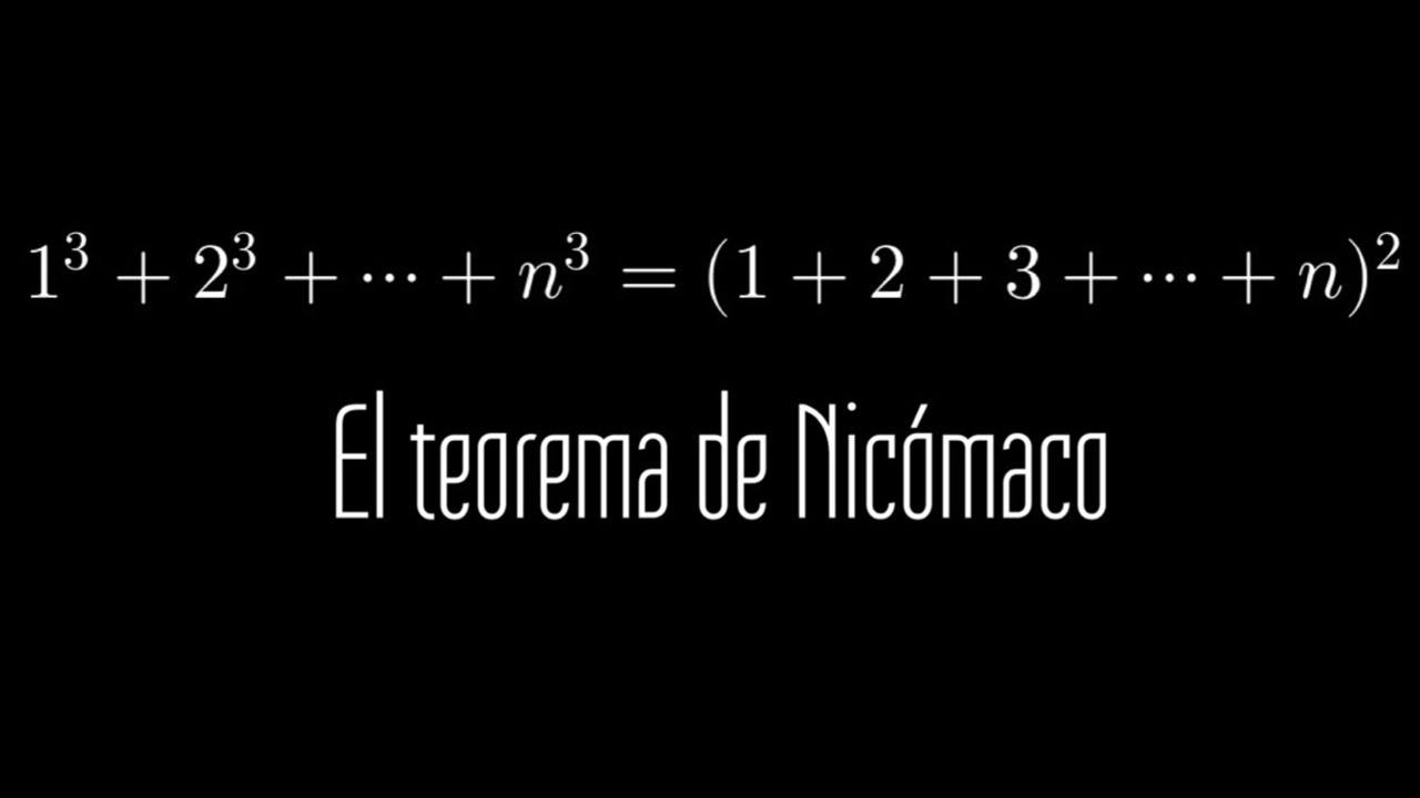 El teorema de Nicómaco