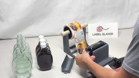 The Label Slayer - 8 and 12 oz Maple Syrup Bottles