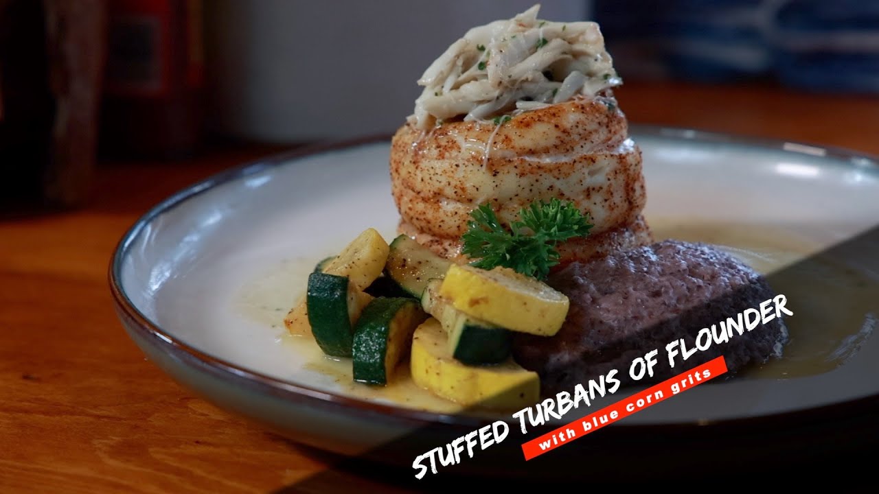 Stuffed Turbans of Flounder Chef John Folse Bayou Wild TV