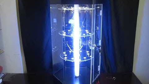 acrylic display cabinet , acrylic display stand  rotating with LED light