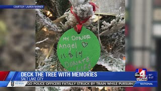 Trees decorated in honor of organ donors