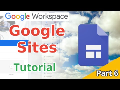 Google Workspace | Google Sites Tutorial | Part 6 - Create an intranet portal using Google Sites