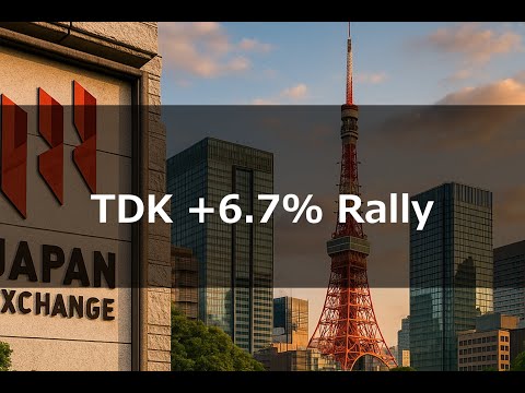 Japan Market Rally: TDK +6.7%, Nikkei +1% | Tech Export Momentum Strong