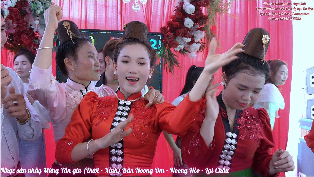 NHẠC SÀN THÁI TÂY BẮC GÁI XINH NHẢY CÁC IDOL GÁI BẢN NHẢY QUÁ CĂNG TẠI BUỔI TIỆC TÂN GIA DƯỚI - XỈNH