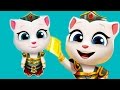 ГОВОРЯЩАЯ АНДЖЕЛА ВАЛЬКИРИЯ ТОМ ЗА ЗОЛОТОМ Talking Tom Gold Run Valkyrie Angela детский мультик