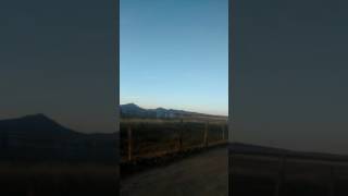 Yegando al baje de agua. Un paceo al oscurecer