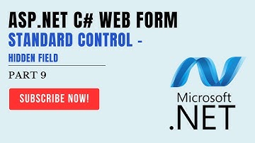 #9 ASP.NET C# WEB FORM- Control - HiddenField | #ITHW | #ASPNET