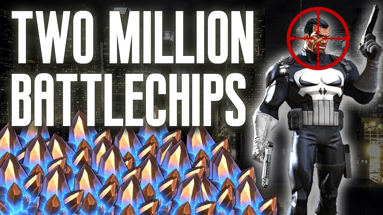 200 Tries for 5-star Punisher! Cashing in all my Battlechips | Marvel Contest of Champions