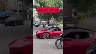🔥 Maserati MC20 Spotted on the Streets! 🏎️