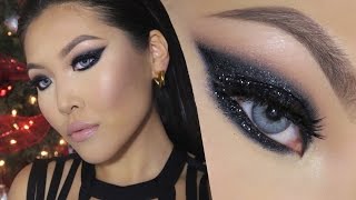 BLACK GLITTER - New Years Eve Party Look | MARLA NYAMDORJ