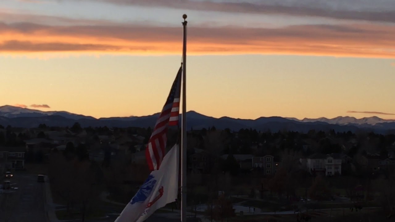 Bugle Call Flags Evening colors - bugle call with army flag - YouTube