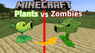 Plants vs ZombiesをMinecraftにリメイクしました screenshot 3