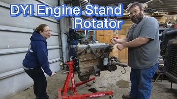 New Harbor Freight Engine Stand DYI Rotator
