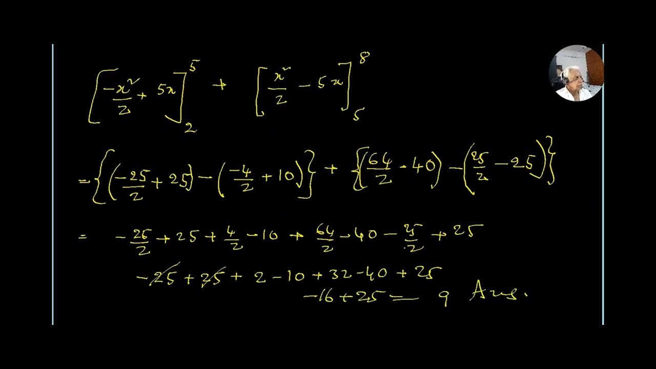 Class 12, Math, Chapter 7 Definite Integration, execrcise 7 10 problems 6, 7, 8