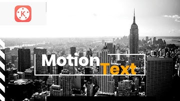 Text Animation in Kinemaster | How to create Motion graphics text reveal animation in kinemaster |