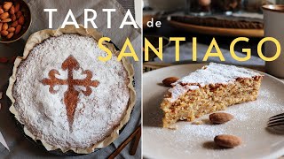 The SPANISH ALMOND CAKE from the MEDIEVAL TIMES: TARTA DE SANTIAGO (easy & gluten-free recipe!)
