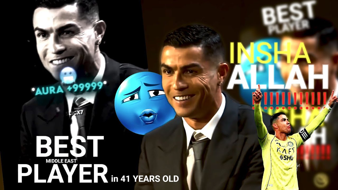Insha Allah..!!!! 😯😯 Because It's him | Cristiano wins Middle East player Award of the year | 