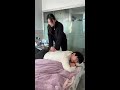 Massage my husband's back, it resulted in farts. Let him smell his scent. #Funny couples