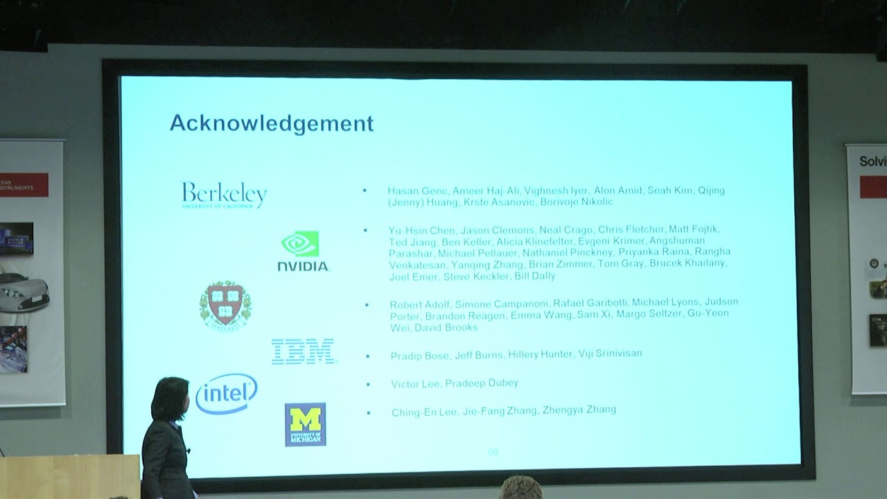 Hardware Optimizations for Machine Learning Acceleration, Y. Sophia ...