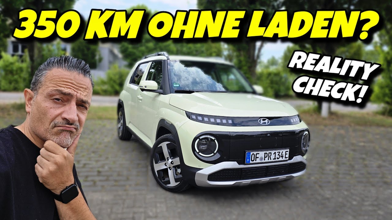 Hyundai Inster Autobahnreichweite & Ladezeit im Test. #ev #automobile