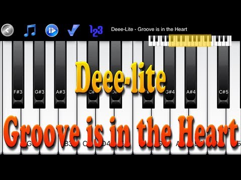 Deee-Lite - Groove Is In The Heart - How To Play Piano Melody