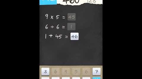 6 Numbers by Brainbow Level 128 Answer Guide