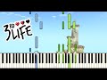 3rd life song  piano arrangement