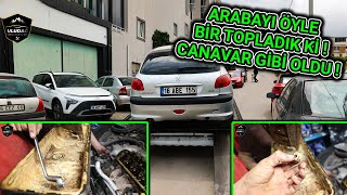 ÇEKİCİ İLE GELEN ARABA YAĞA SU KARIŞTIRMIŞ! (Peugeot 206 1.4 Motor)