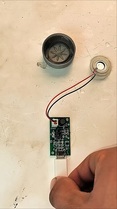 Simple Cold Mist Sensor Setup! 💨#DIY #Arduino #Humidifier #SensorProject #CoolMist #SimpleProject