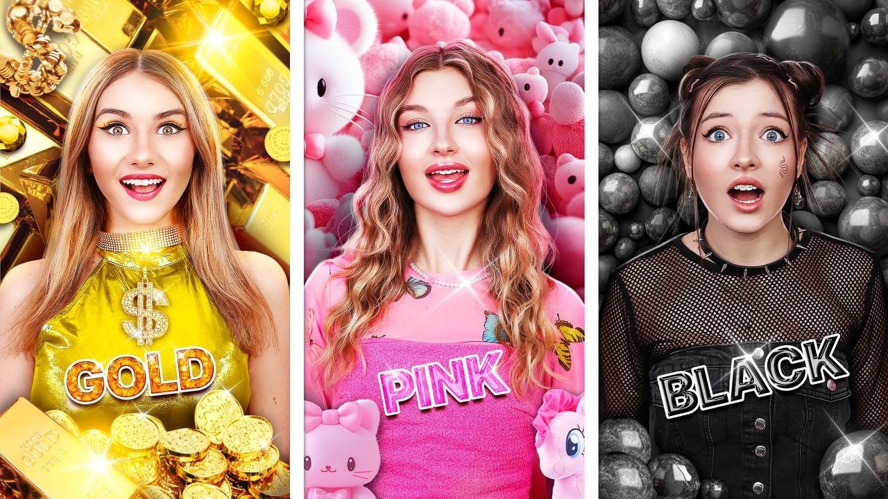 Zbudowaliśmy sekretny pokój w surowej szkole! Kto wygrywa Jednokolorowe Wyzwanie?