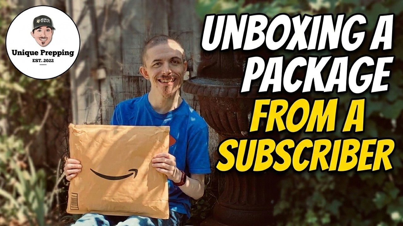 Unique Prepping's Unboxing | Opening a Package From a Subscriber #LIVE