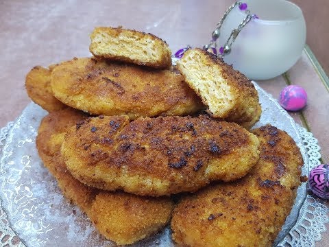 EXCELLENT ALTERNATIVE TO CUTLETS. Chicken Sticks with Cheese