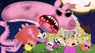 Peppa pig turns into a Xenomorph at school!! Peppa pig funny animation #20