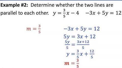 5.8 Parallel and Perpendicular Lines