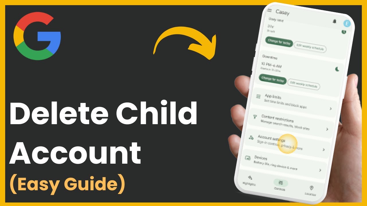 How To Delete Child Google Account YouTube How To Delete Child Google Account YouTube