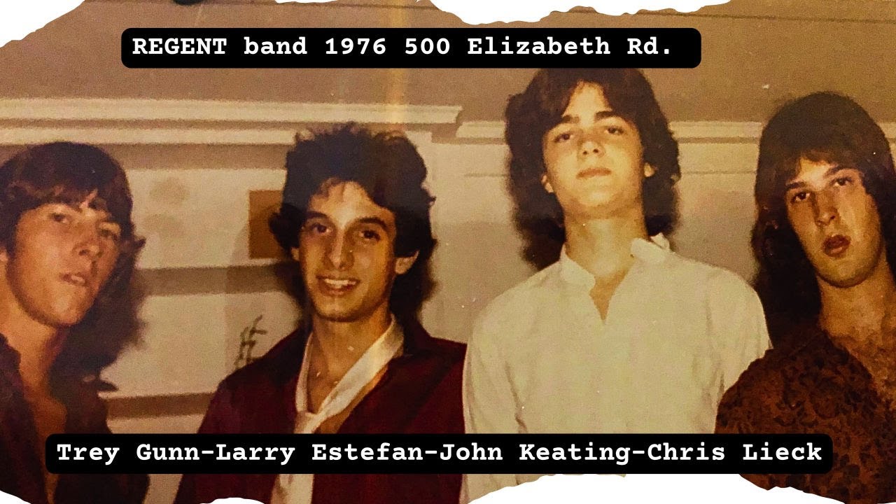 The life of a teen rock band in the 1970s  "REGENT"-- Chris Lieck- Trey Gunn- Larrry Estefan.