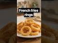 Crispy French Fries Rings 🍟😍 | आलू से बनाएं मजेदार कुरकुरे रिंग्स | Easy Snack Recipe#shorts #ai.