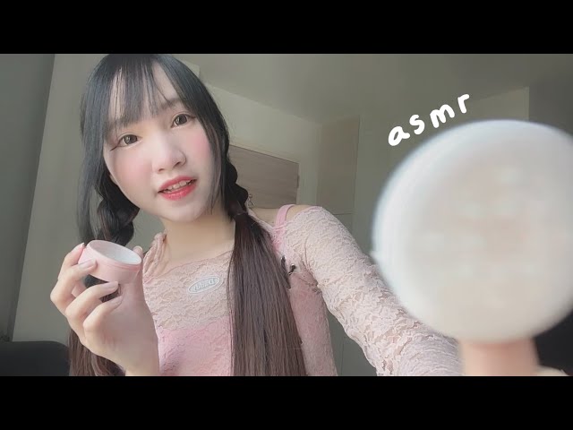asmr make up on you 💗 { layered sound }