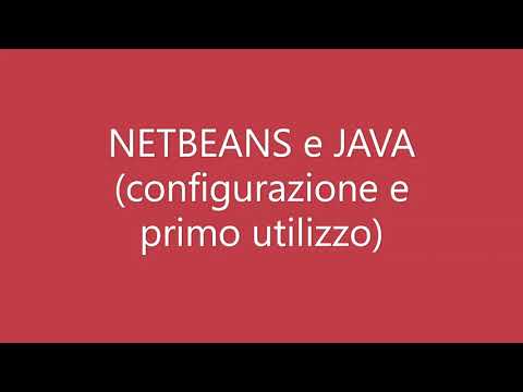 Video: Come faccio a configurare Netbeans?