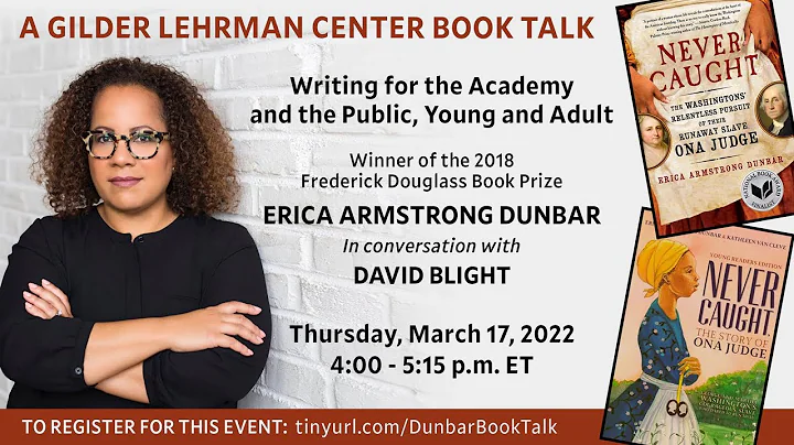 GLC Book Talk: Erica Armstrong Dunbar in conversat...
