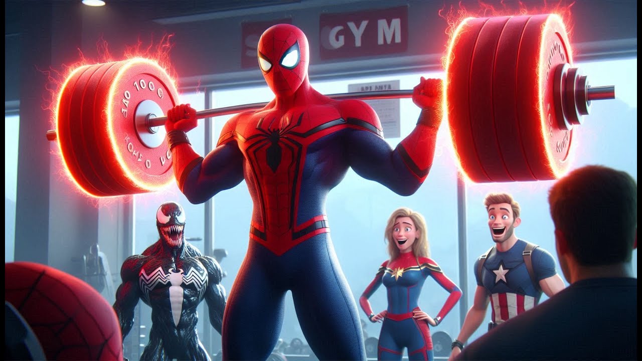 😍🦸‍♂️ Spider Man's Power Up Journey | Super hero story | #spiderman #superhero #cartoon