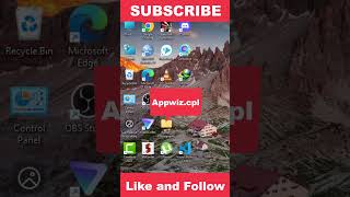 how to uninstall app or software in windows #techtutorial #windows #tech