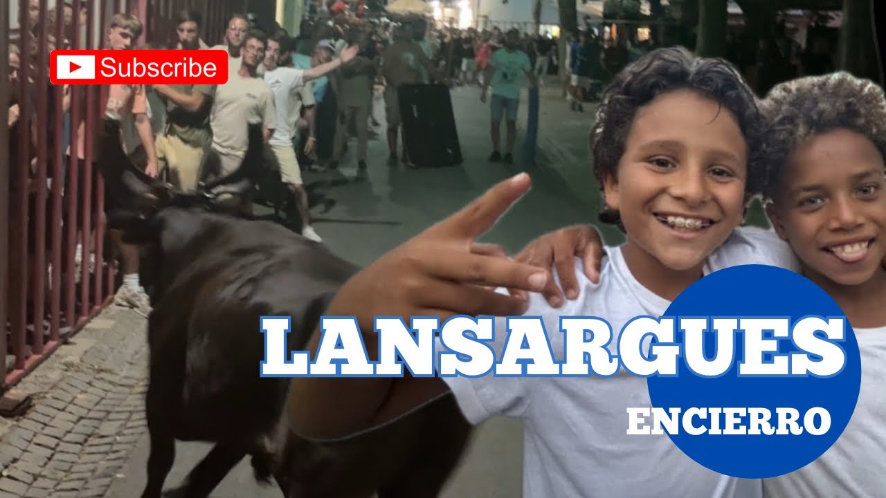Encierro ➡️ Lansargues 🇫🇷 09/08/2025 avec l’excellente ￼Manade de l’AURORE 👍🏼 Fête Votive 🎉