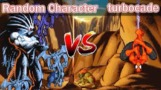 MSHVSF Random Character vs turbocade FT5 High Lvl Gameplays Marvel Super Heroes vs Street Fighter screenshot 5