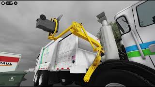 Recology Autocar ACX Heil Python on Trash
