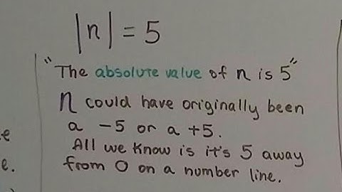 Algebra I #3.8, Solve equations containing Absolute value