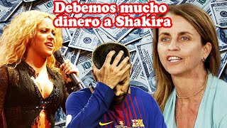 La madre de Piqué entre sollozos confiesa: sí, mi hijo Piqué y yo le debemos mucho dinero a Shakira